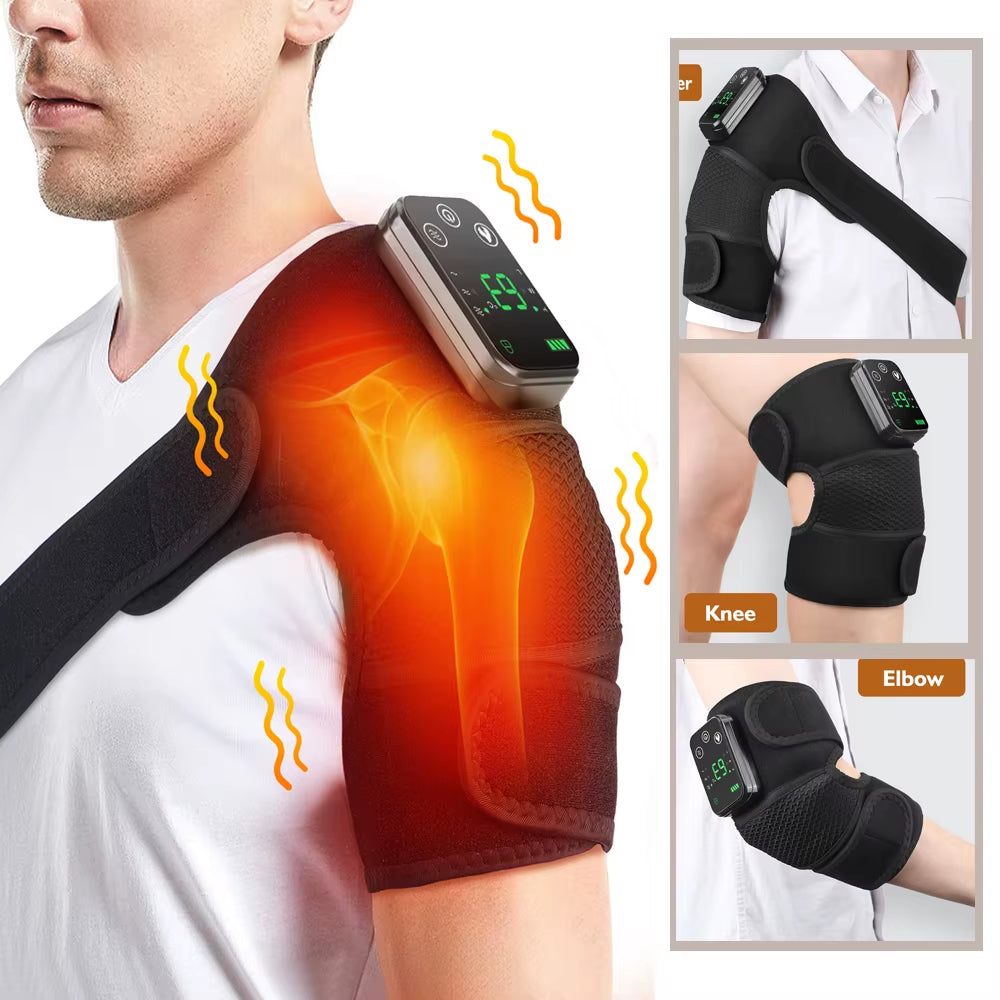 ThermaRelief™ – Electric Heated Shoulder & Knee Massager